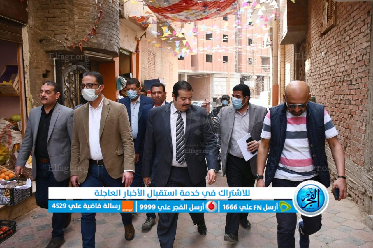محافظ الفيوم يتفقد إفطار الصائمين 
