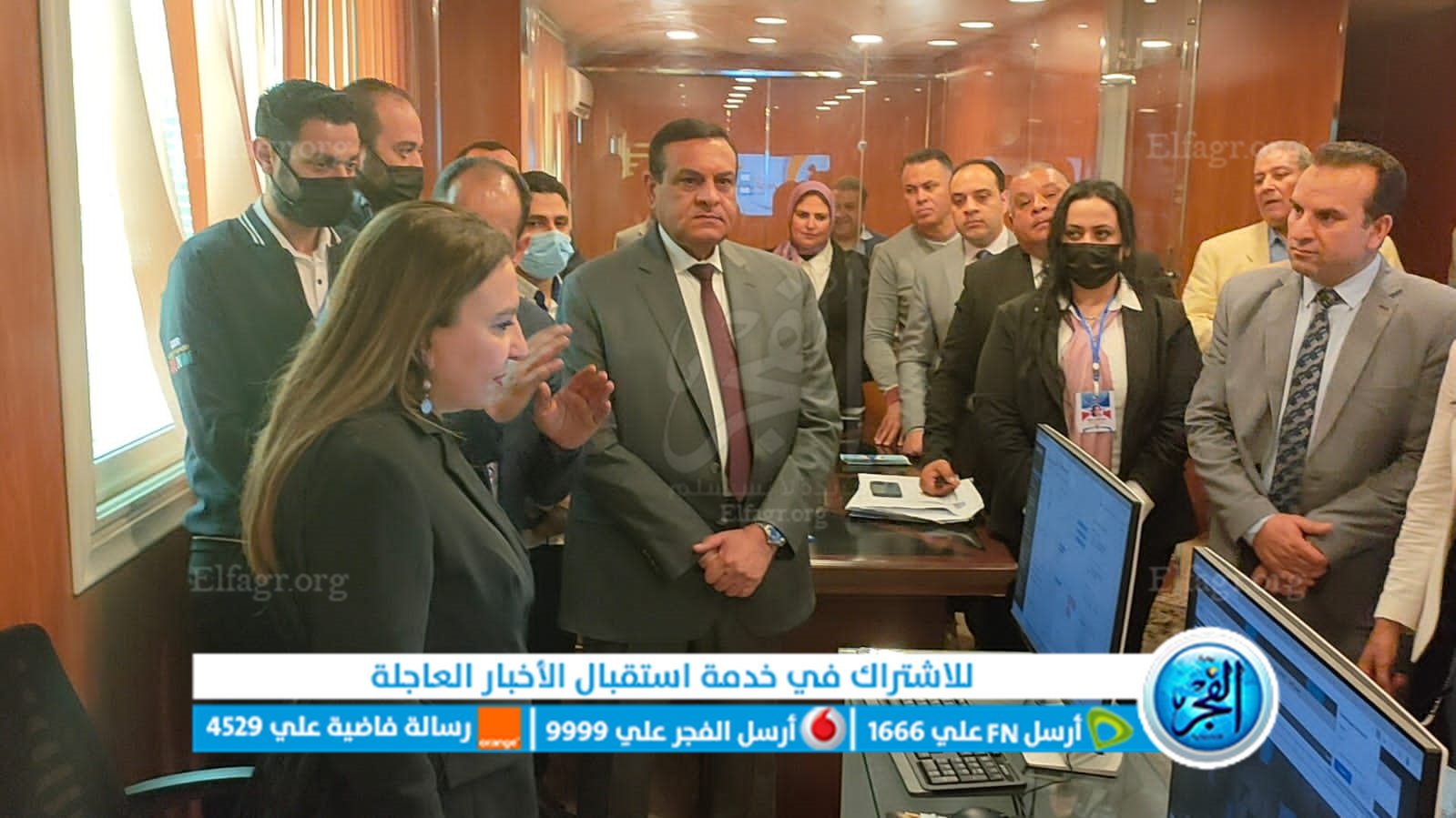 محافظ البحيرة يستقبل نائب وزير الاتصالات لبحث التطوير المؤسسي