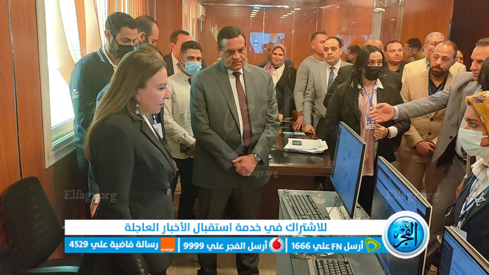 محافظ البحيرة يستقبل نائب وزير الاتصالات لبحث التطوير المؤسسي