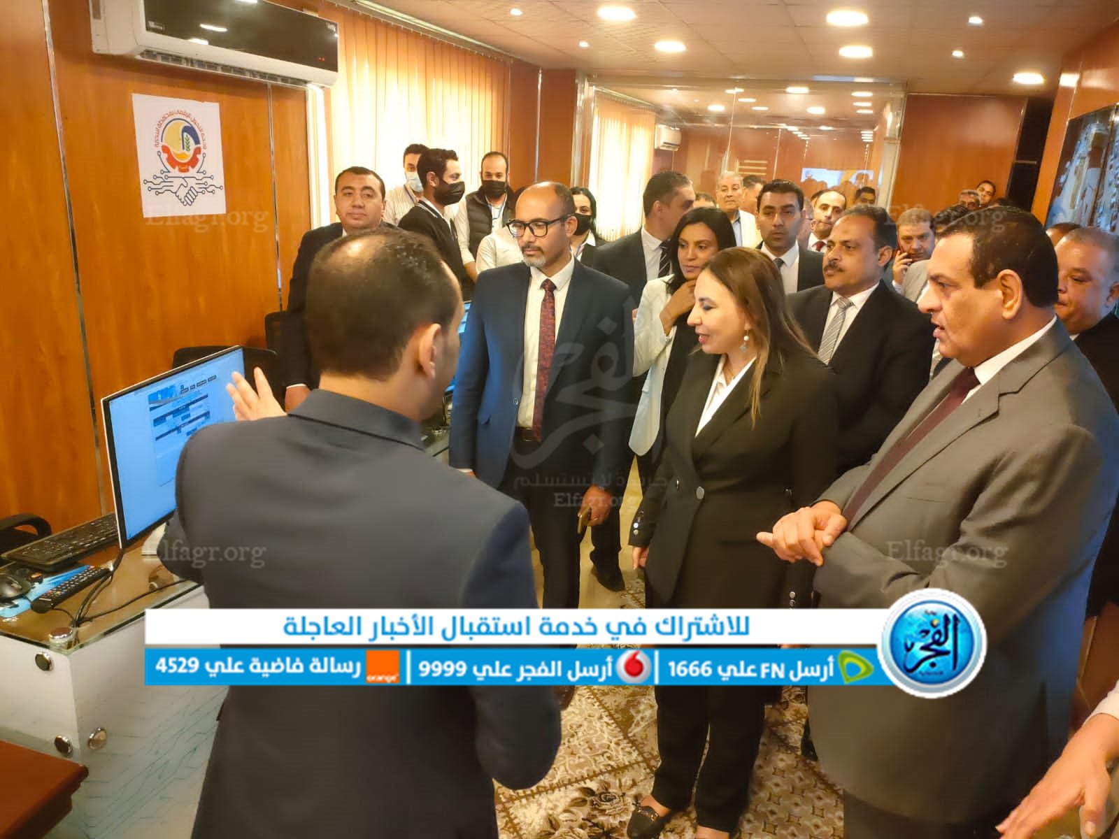 محافظ البحيرة يستقبل نائب وزير الاتصالات لبحث التطوير المؤسسي