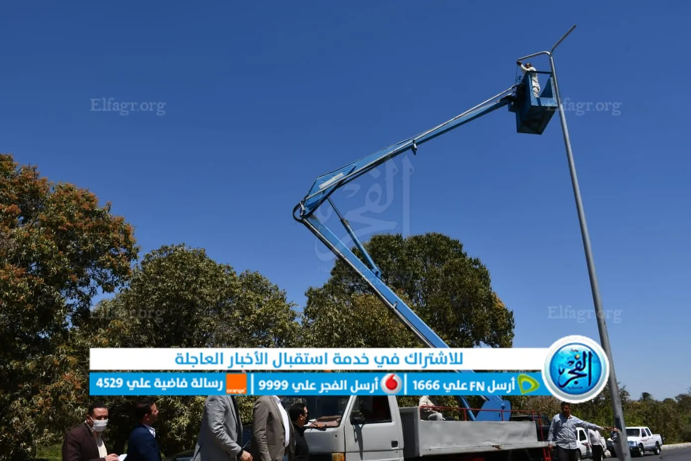 جانب من جولة المحافظ للطريق الربع دائرى بأبشواى 