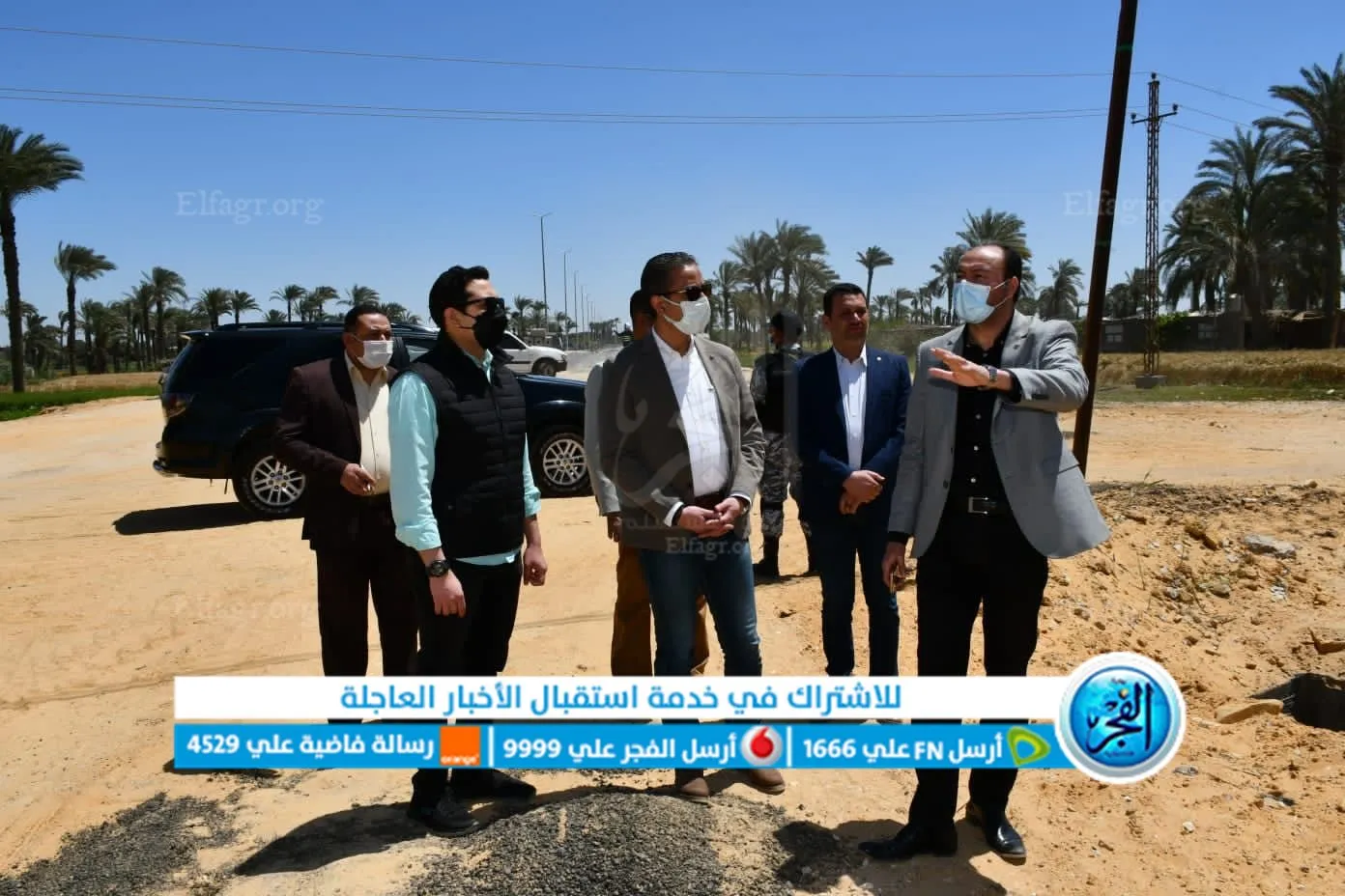 جانب من جولة المحافظ للطريق الربع دائرى بأبشواى 