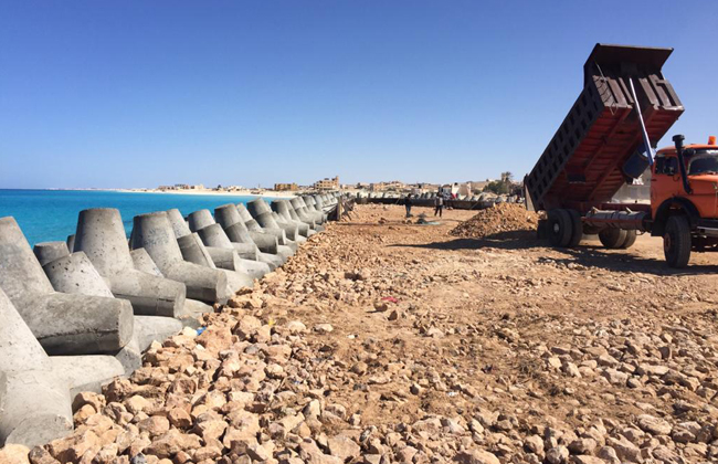 أعمال حماية الشواطئ 