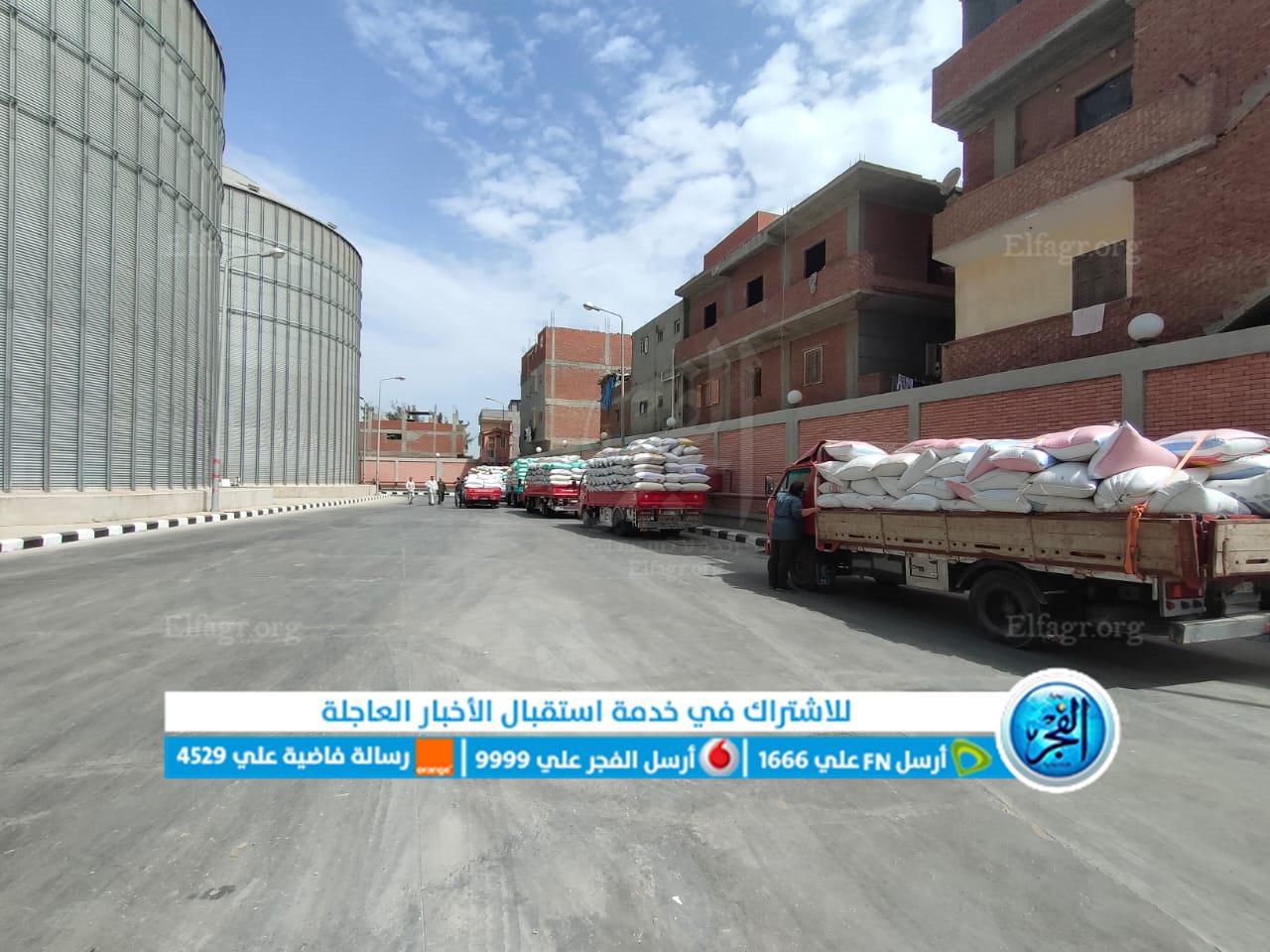 توريد القمح لشون وصوامع البحيرة