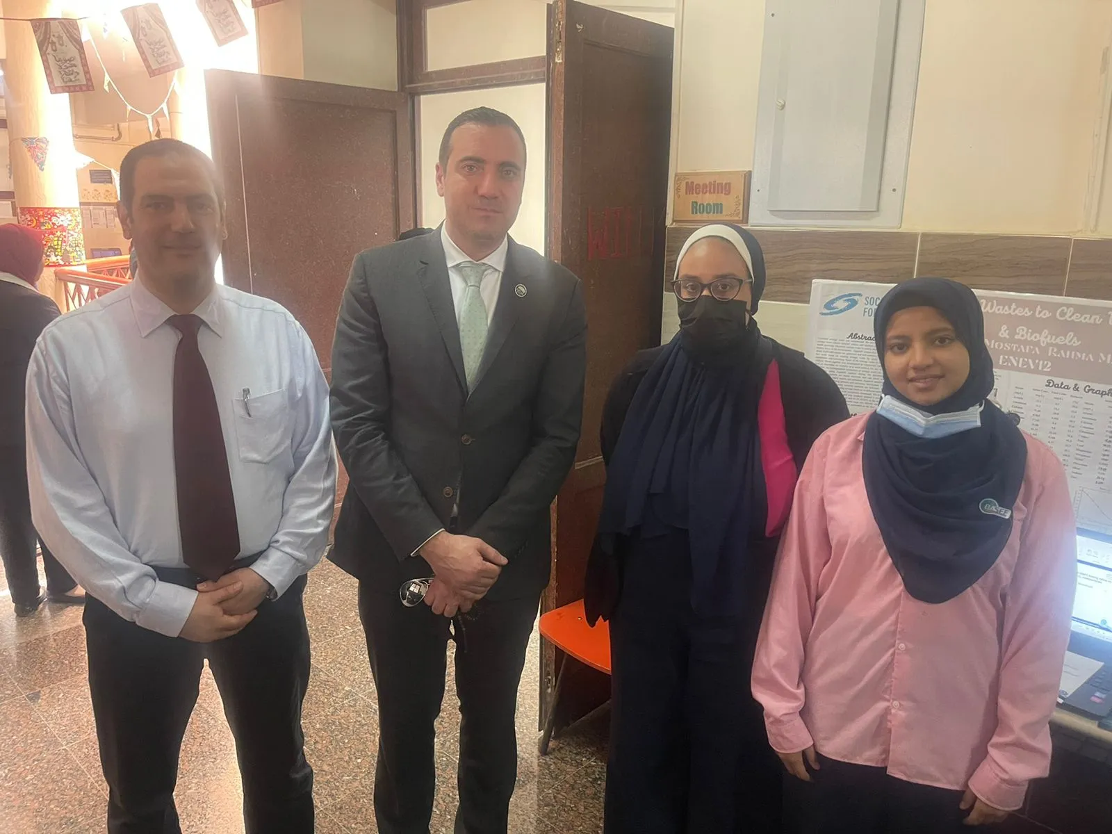 جانب من الزيارة