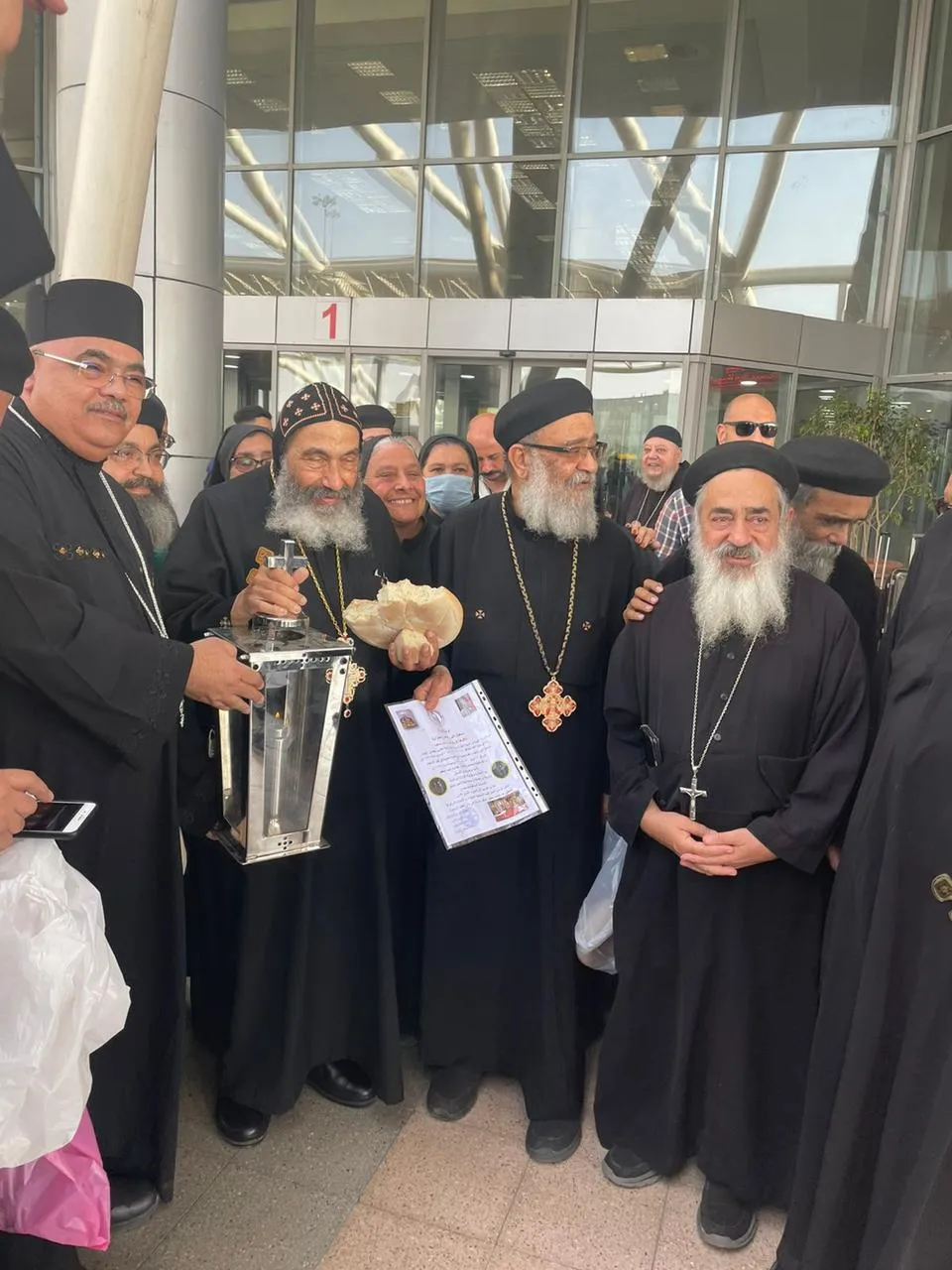 احتفالية وصول النور المقدس لبورسعيد