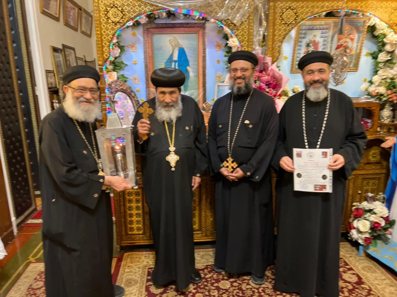 احتفالية وصول النور المقدس لبورسعيد