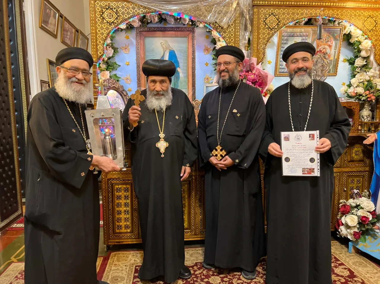 احتفالية وصول النور المقدس لبورسعيد