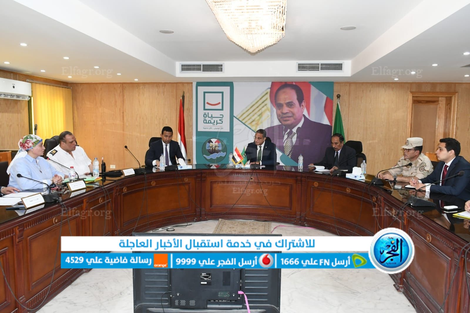 محافظ الفيوم يتابع استعدادات امتحانات الثانوية العامة