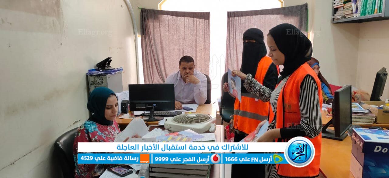 وحدة متطوعى صندوق مكافحة وعلاج الإدمان خلال تواجدهم في شركة مياه الفيوم