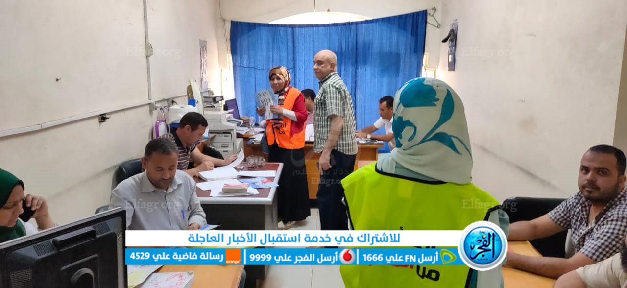 وحدة متطوعى صندوق مكافحة وعلاج الإدمان خلال تواجدهم في شركة مياه الفيوم