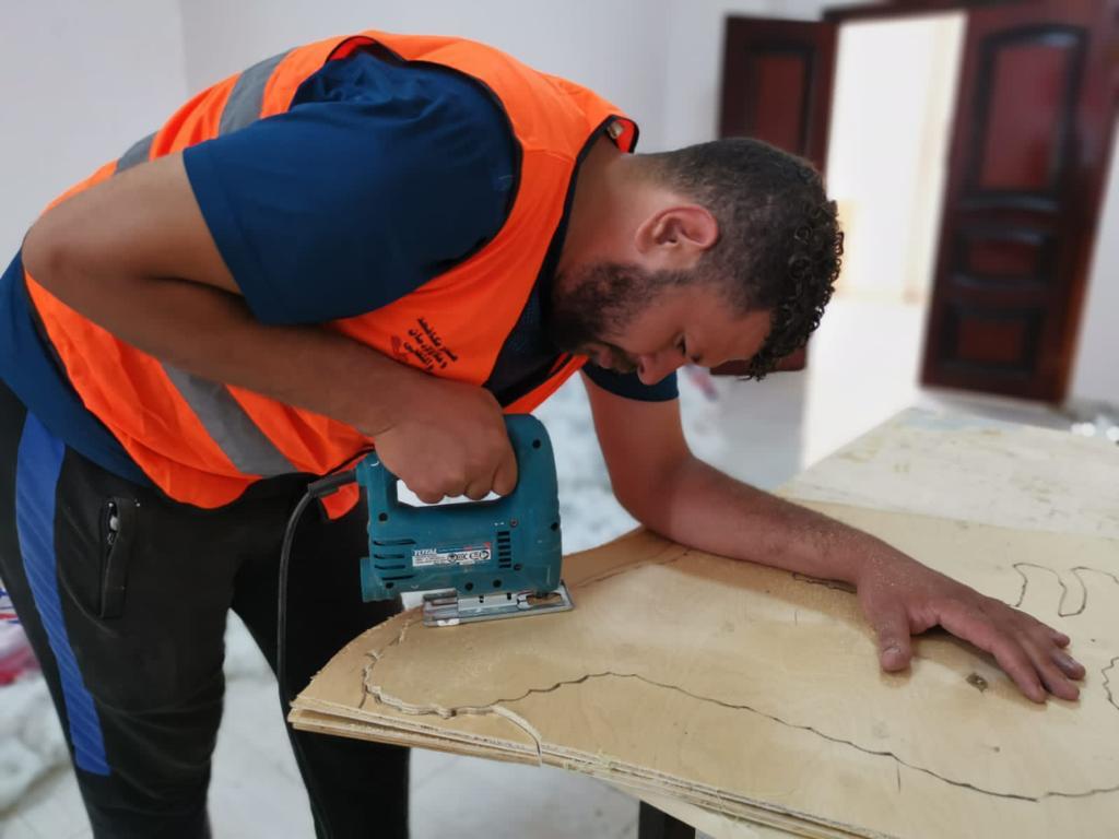 مراكز العزيمة لعلاج الإدمان تتزين بمجسمات الكعبة الشريفة