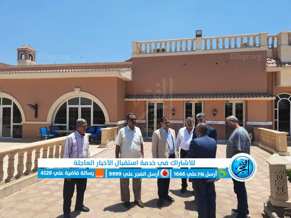 السكرتير العام المساعد يتفقد المنشآت السياحية على ساحل بحيرة