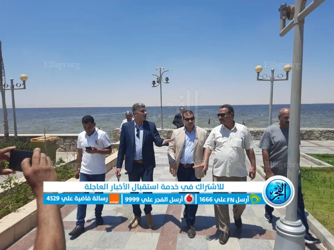 السكرتير العام المساعد يتفقد المنشآت السياحية على ساحل بحيرة