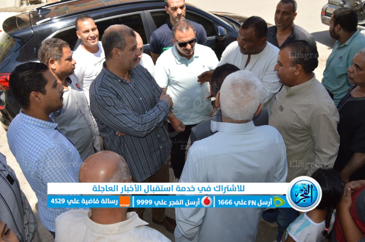 جولة ميدانية لرئيس مياه الفيوم بقرية سنهور القبلية 