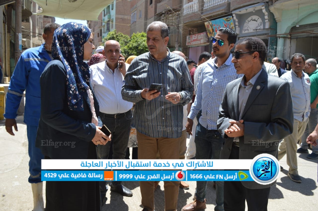 جولة ميدانية لرئيس مياه الفيوم بقرية سنهور القبلية 