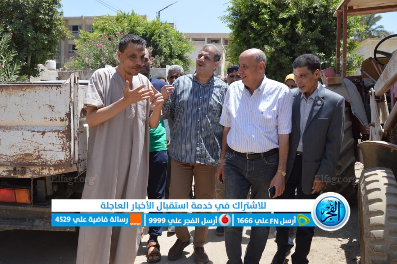 جولة ميدانية لرئيس مياه الفيوم بقرية سنهور القبلية 