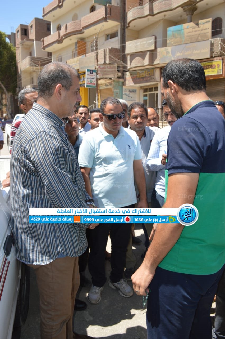 جولة ميدانية لرئيس مياه الفيوم بقرية سنهور القبلية 