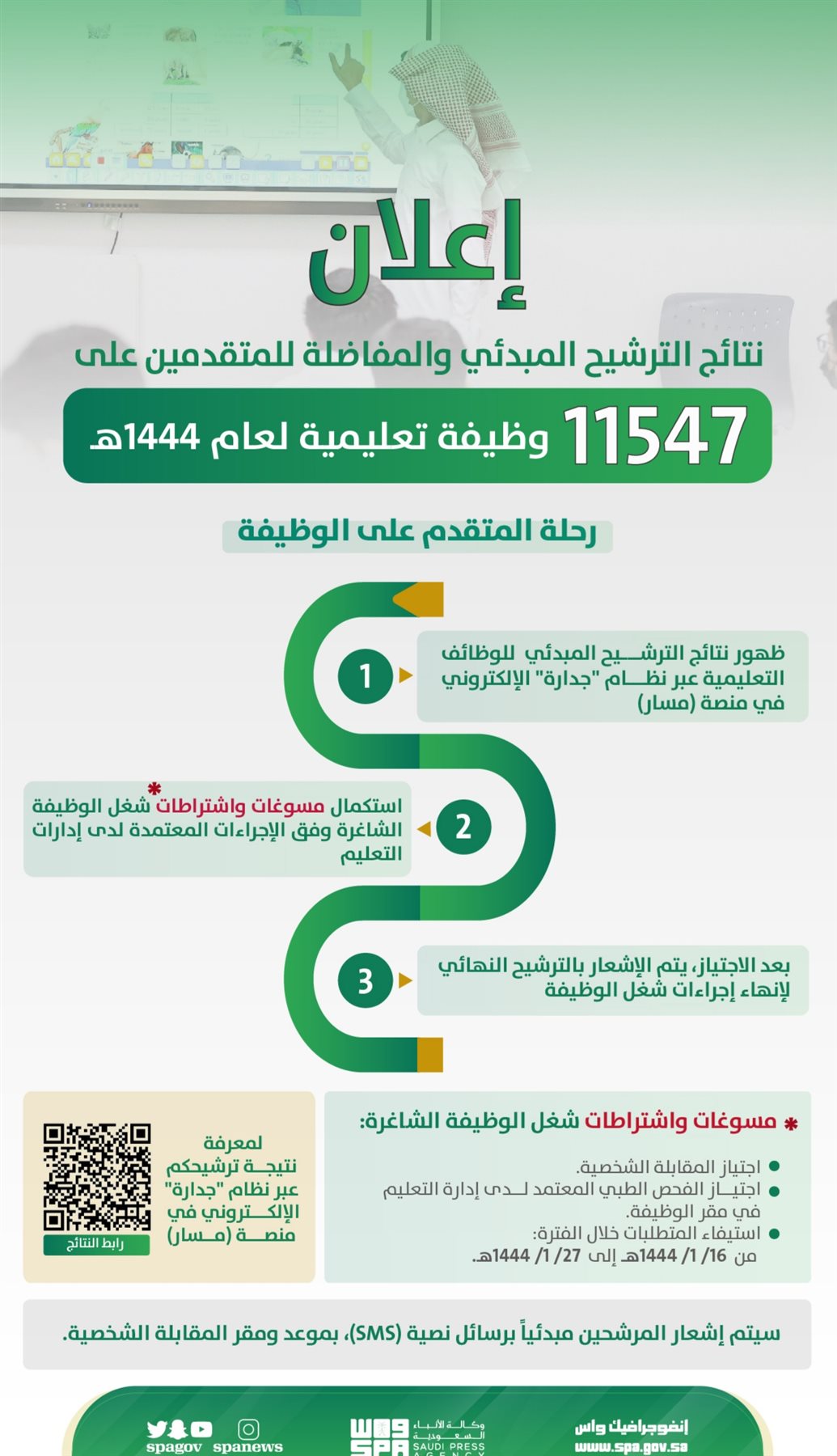 رابط منصة مسار جدارة للوظائف التعليمية 1444