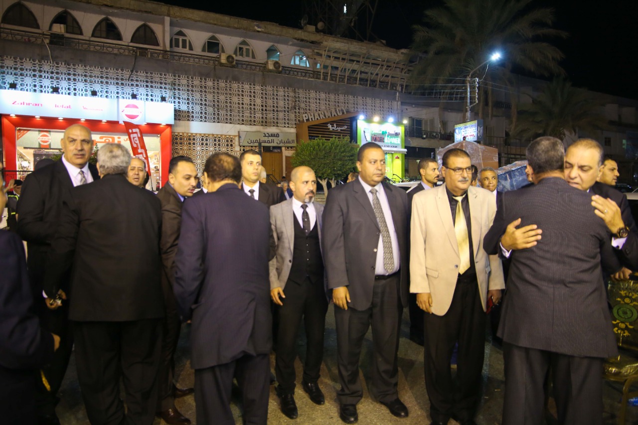 نقيب المحامين يؤدي واجب العزاء في الراحل محب المكاوي