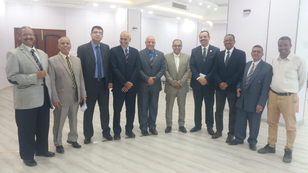 جامعة أسوان تستقبل وفد وحدة المشروعات بالتعليم العالي