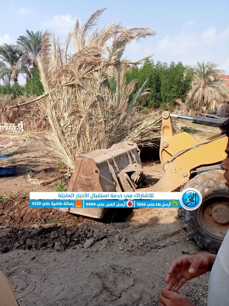 رصد وإزالة 12 حالة تعد بالبناء المخالف بمركز إبشواي