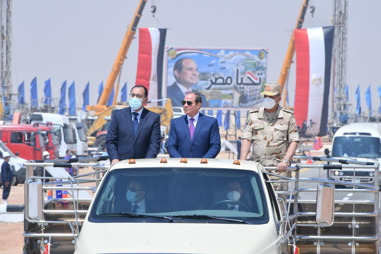 الرئيس يتفقد حياة كريمة