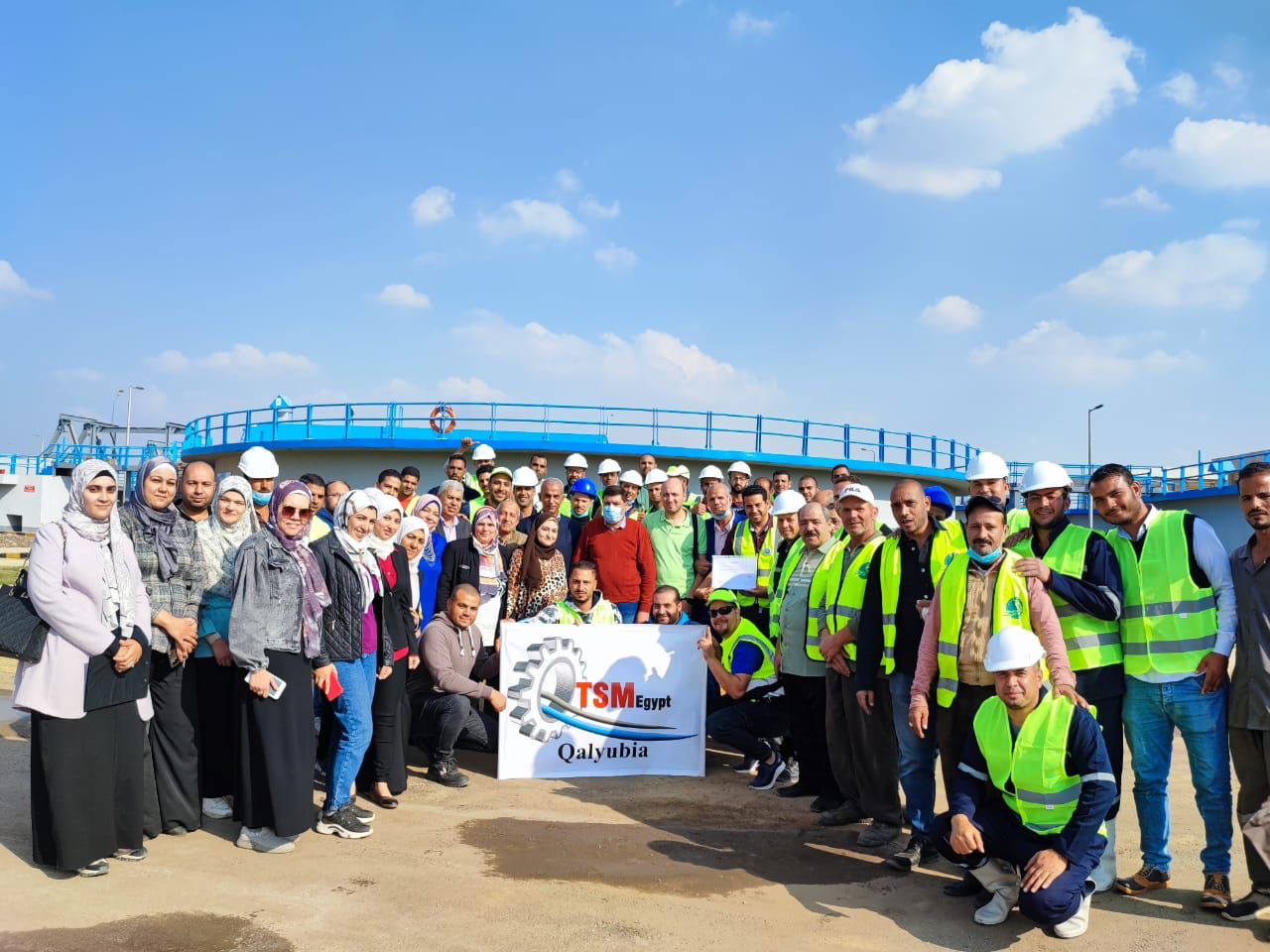 حصول محطة معالجة سسل بالقليوبية على شهادة Tsm الدولية