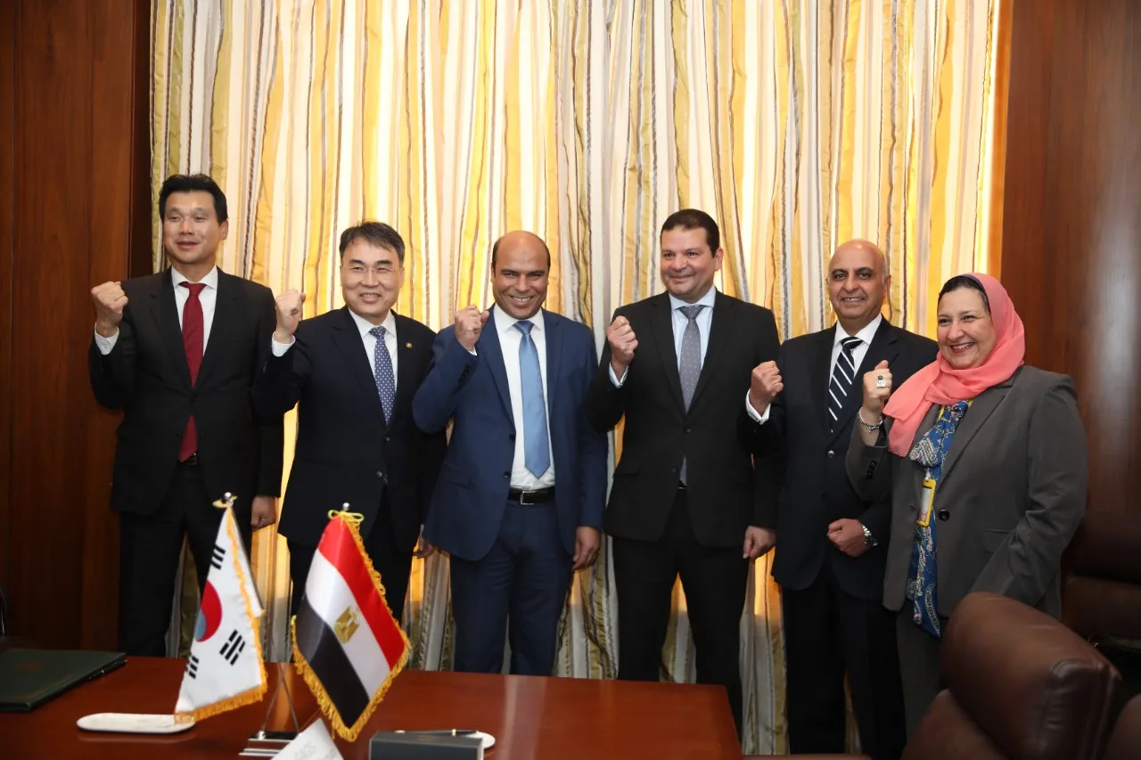 توقيع مذكرة تفاهم بين مصر وكوريا الجنوبية