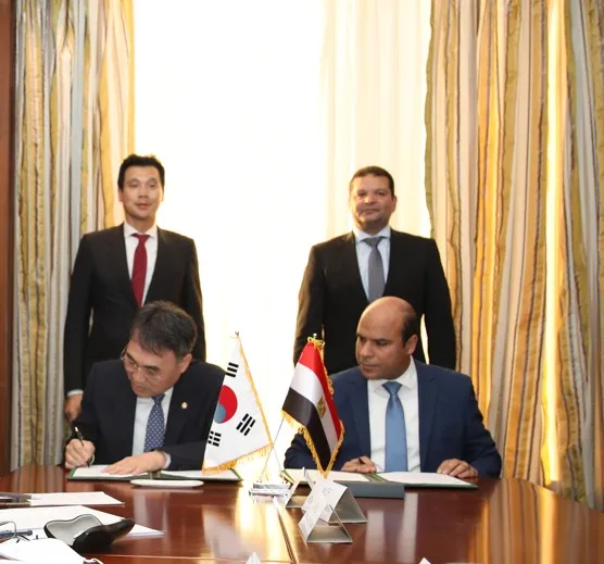 توقيع مذكرة تفاهم بين مصر وكوريا الجنوبية