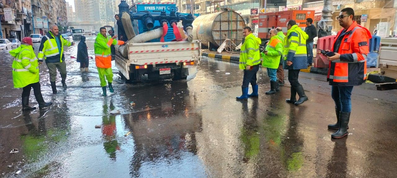 رفع مياه الأمطار