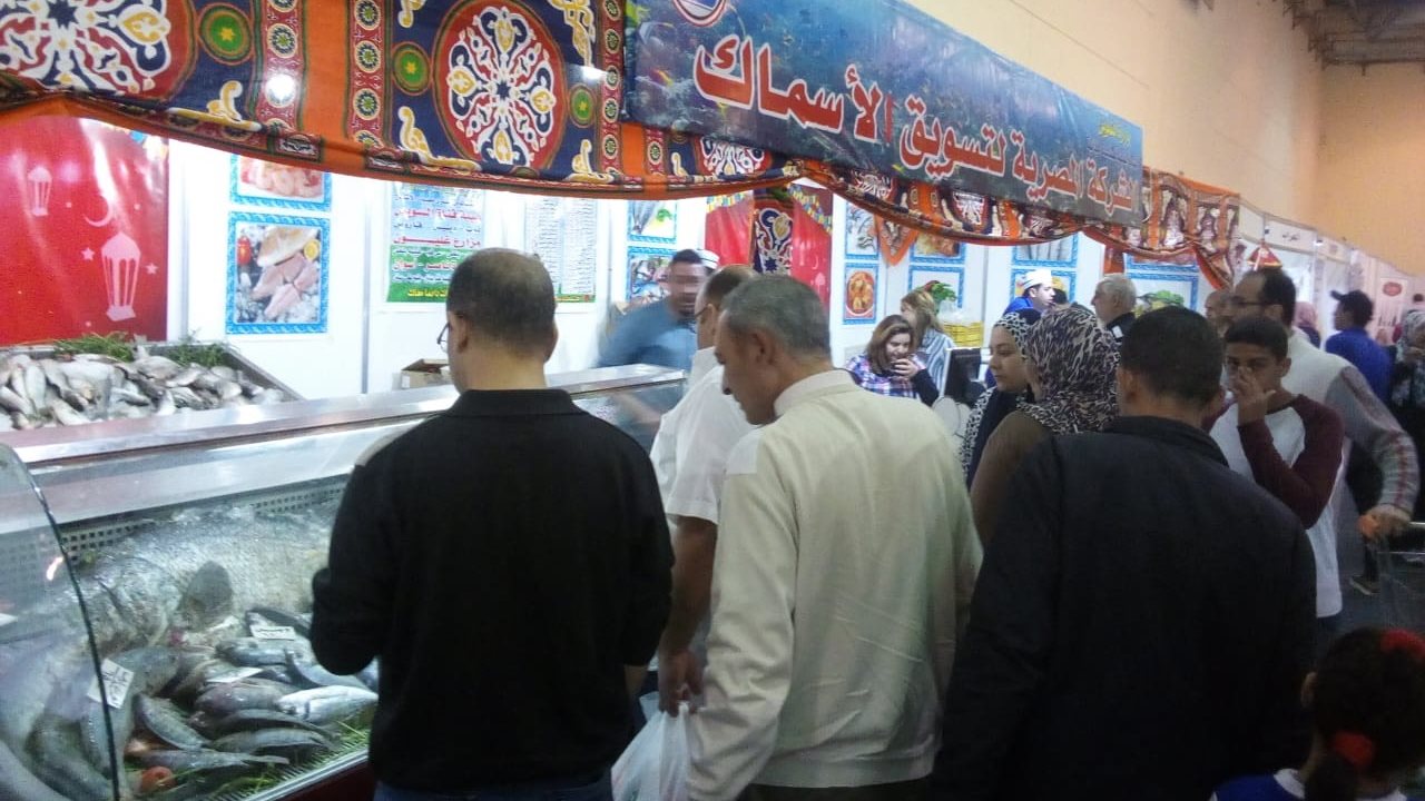 الاسماك بمعرض اهلا رمضان