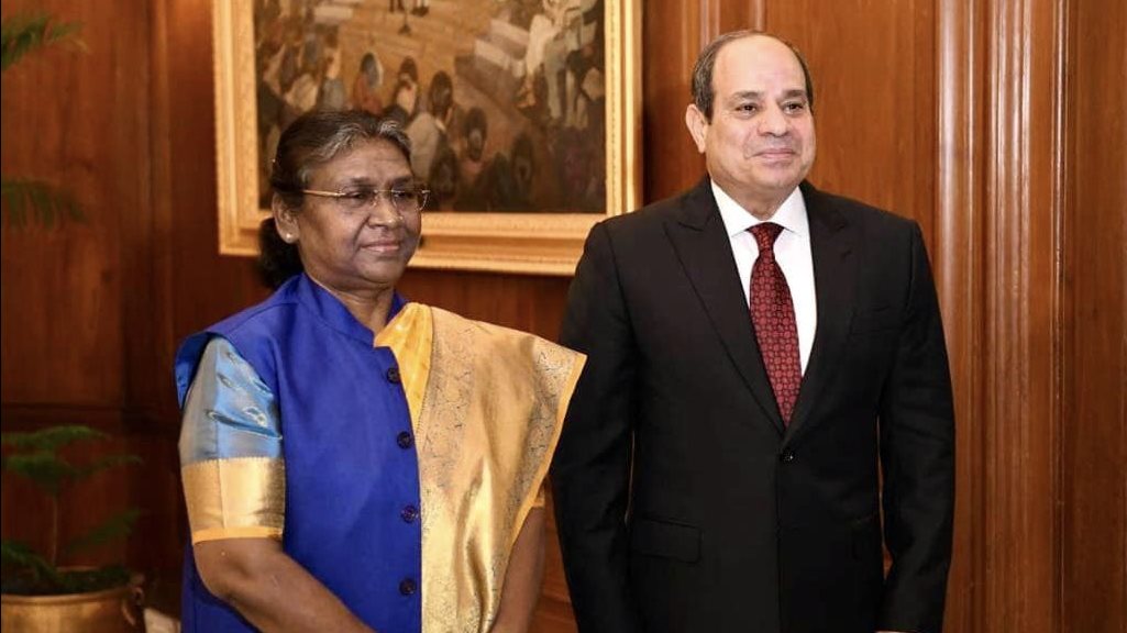 جانب من زيارة الرئيس السيسي الهند