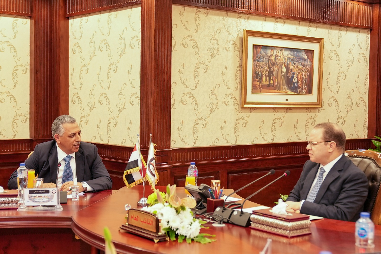 النائبُ العامُّ يلتقي بوفدٍ رفيعِ المستوى 