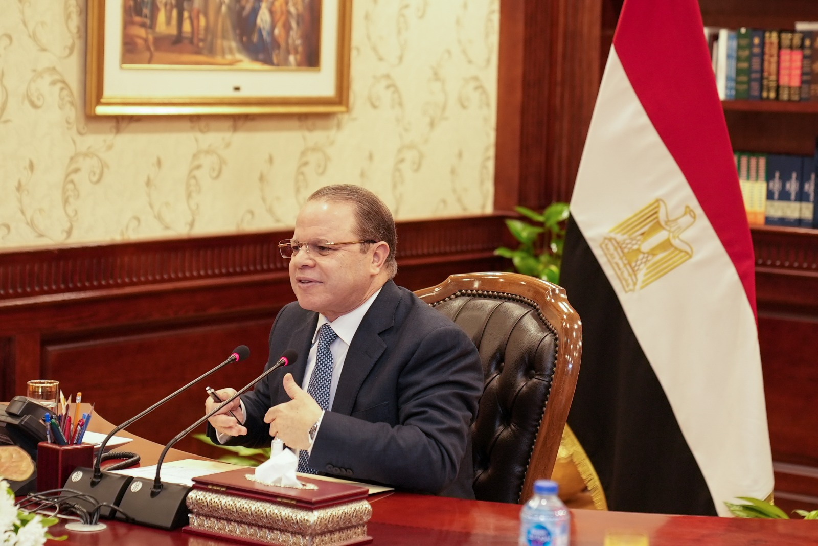 النائبُ العامُّ يلتقي بوفدٍ رفيعِ المستوى 