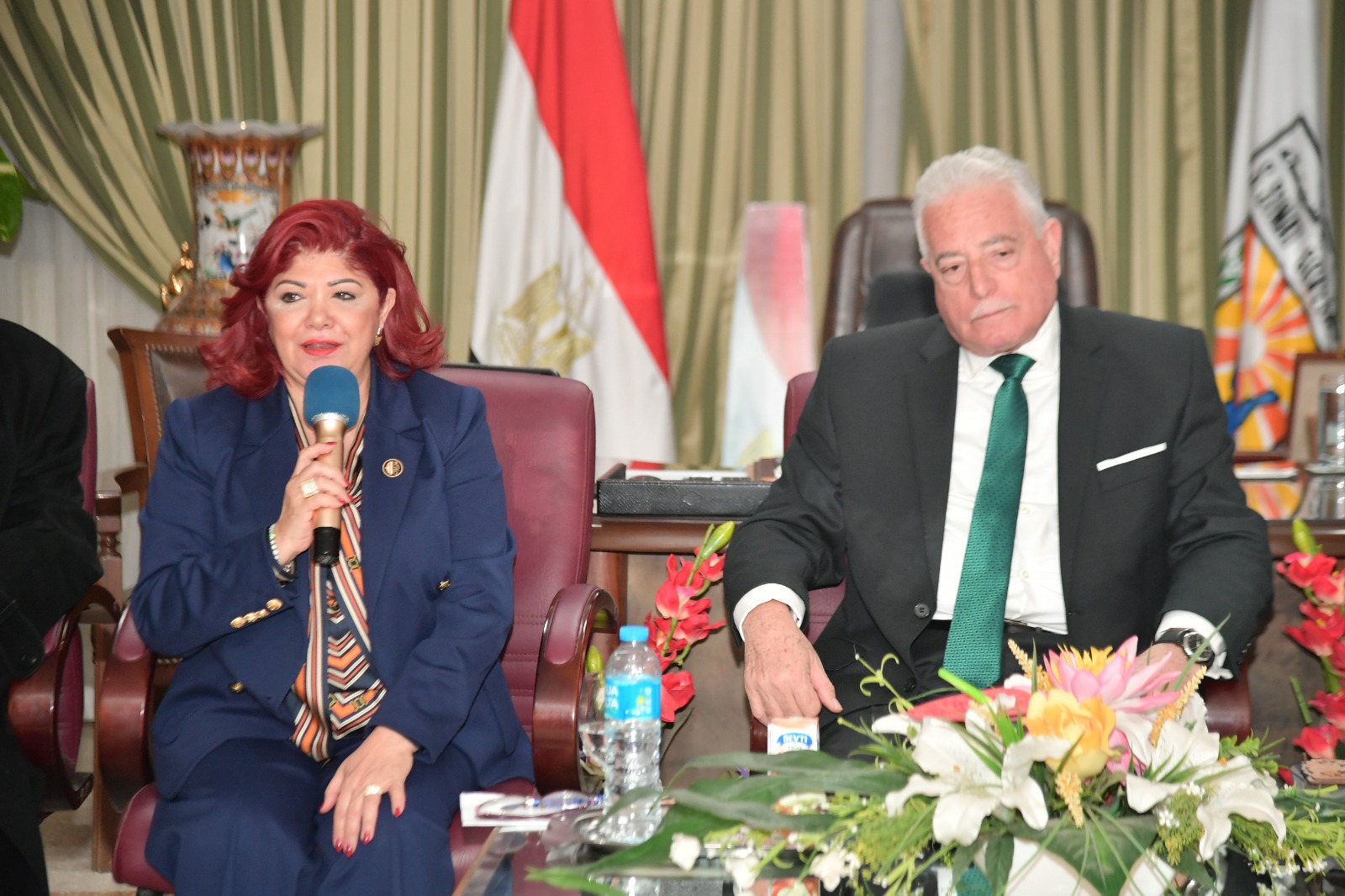 رئيس سياحة النواب تلتقي محافظ جنوب سيناء