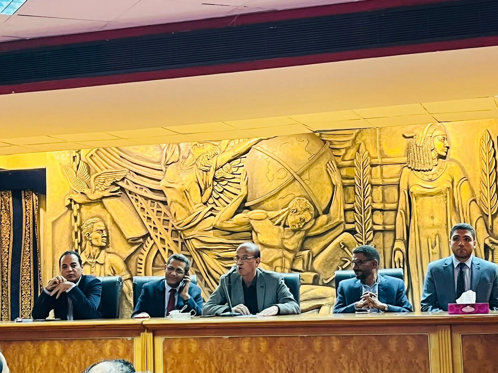 جانب من التأبين