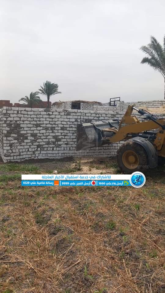 إزالة 293 حالة تعدٍ بالزراعة بالفيوم