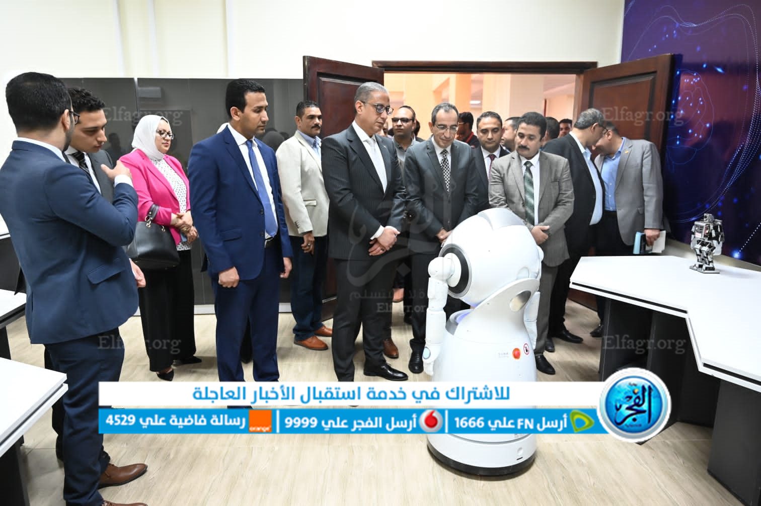 محافظ الفيوم ورئيس الجامعة يفتتحان عددا من المعامل