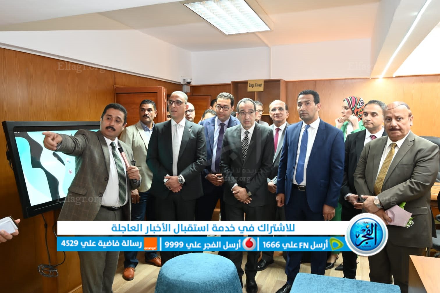 محافظ الفيوم ورئيس الجامعة يفتتحان عددا من المعامل
