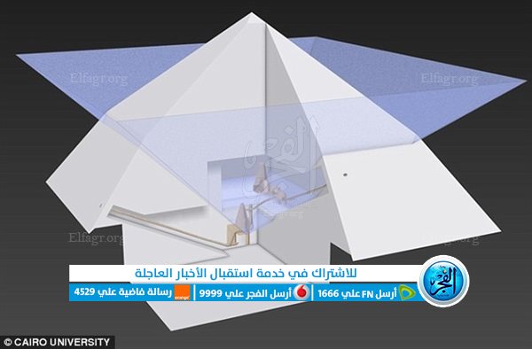 الهرم المنحني