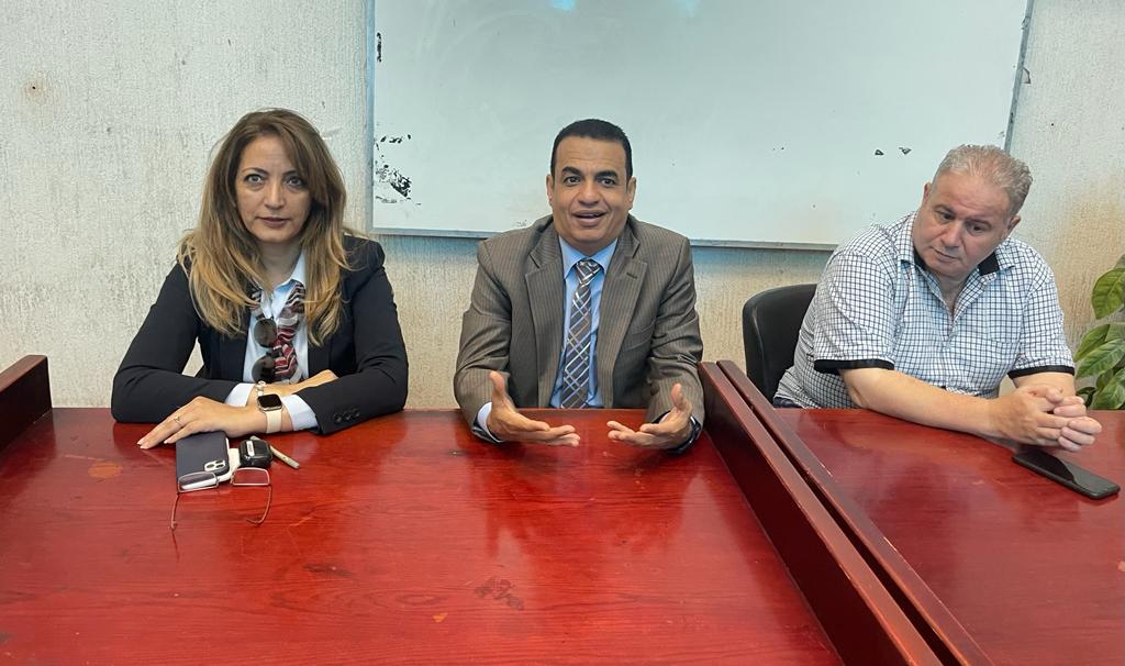 اجتماع عميد حاسبات حلوان