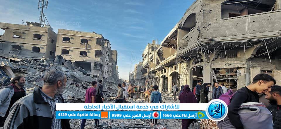 صور خاصة لحظة عودة المواطنين إلى منازلهم في غزة وتفقد الدمار بعد دخول الهدنة حيز التنفيذ (3)