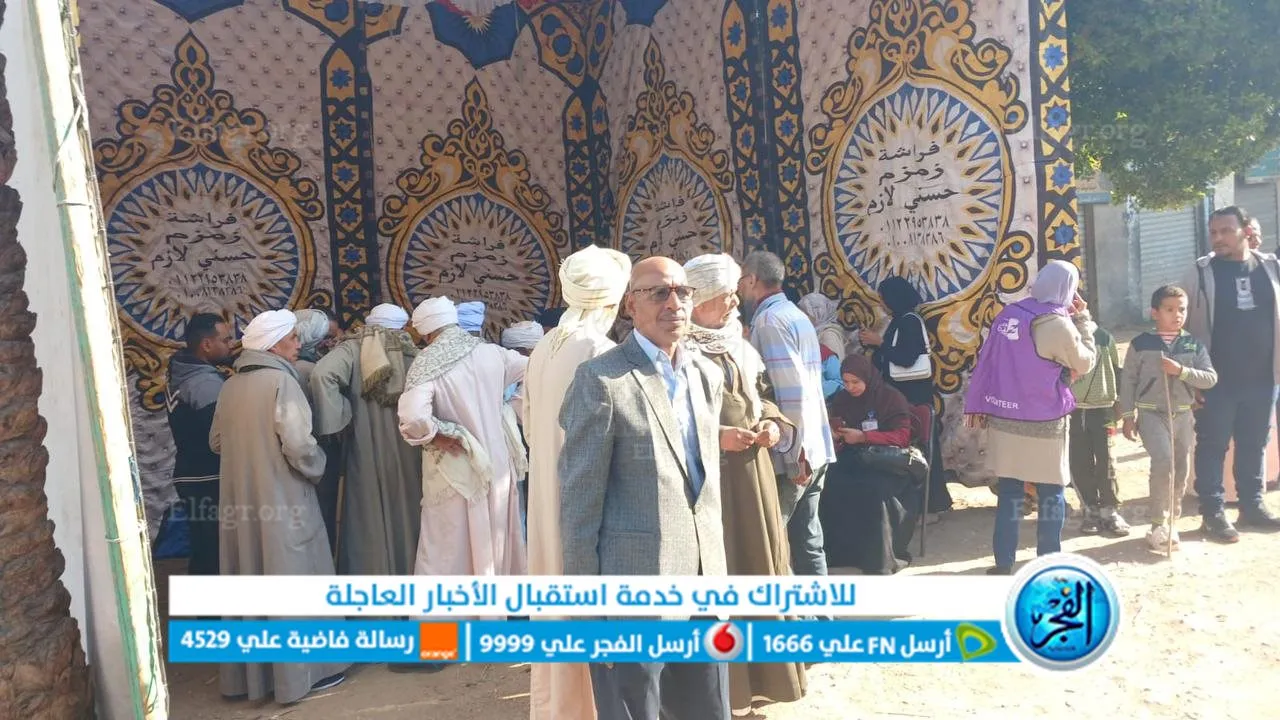 إقبال المواطنين في انتخابات الرئاسة بمسقط رأس شيخ الأزهر بالأقصر (6)