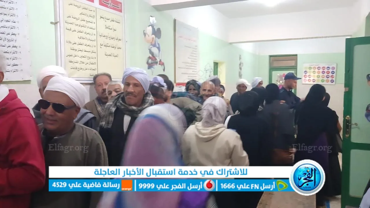 إقبال المواطنين في انتخابات الرئاسة بمسقط رأس شيخ الأزهر بالأقصر (3)