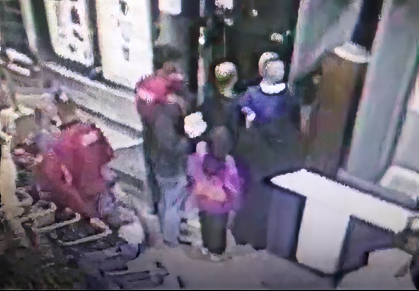 اصطحاب طفلتين