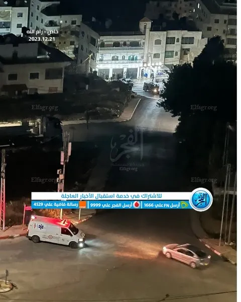 لحظة تمركز قوات الاحتلال محيط جامعة القدس في رام الله (2)