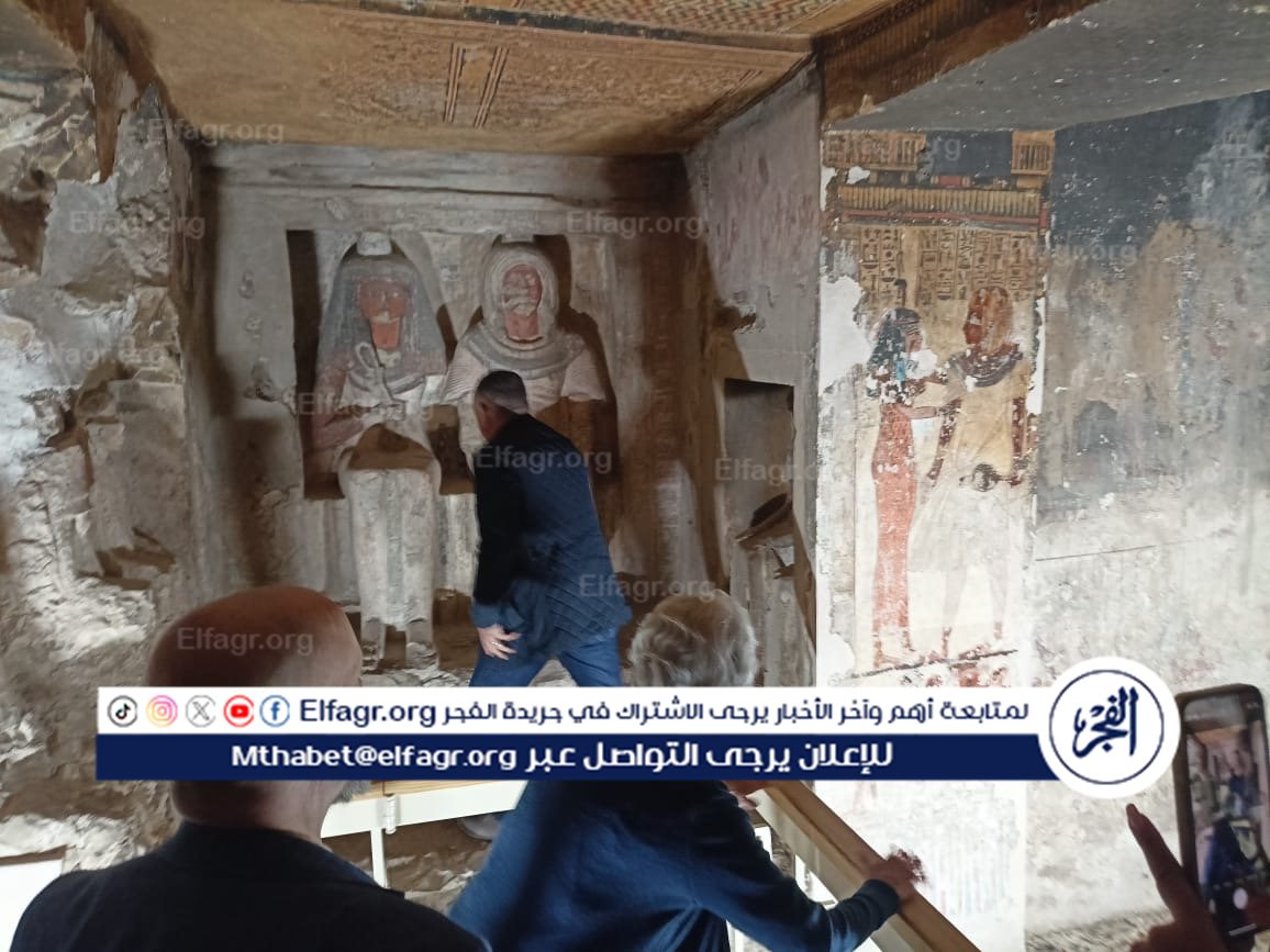 افتتاح مقبرة TT49 فى منطقة خوخة غرب الأقصر