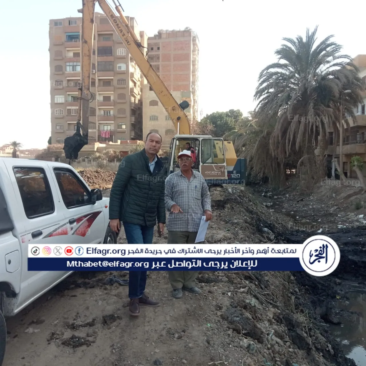 رئيس مركز ومدينة الفيوم يتابع أعمال الرصف بالخطة الاستثمارية