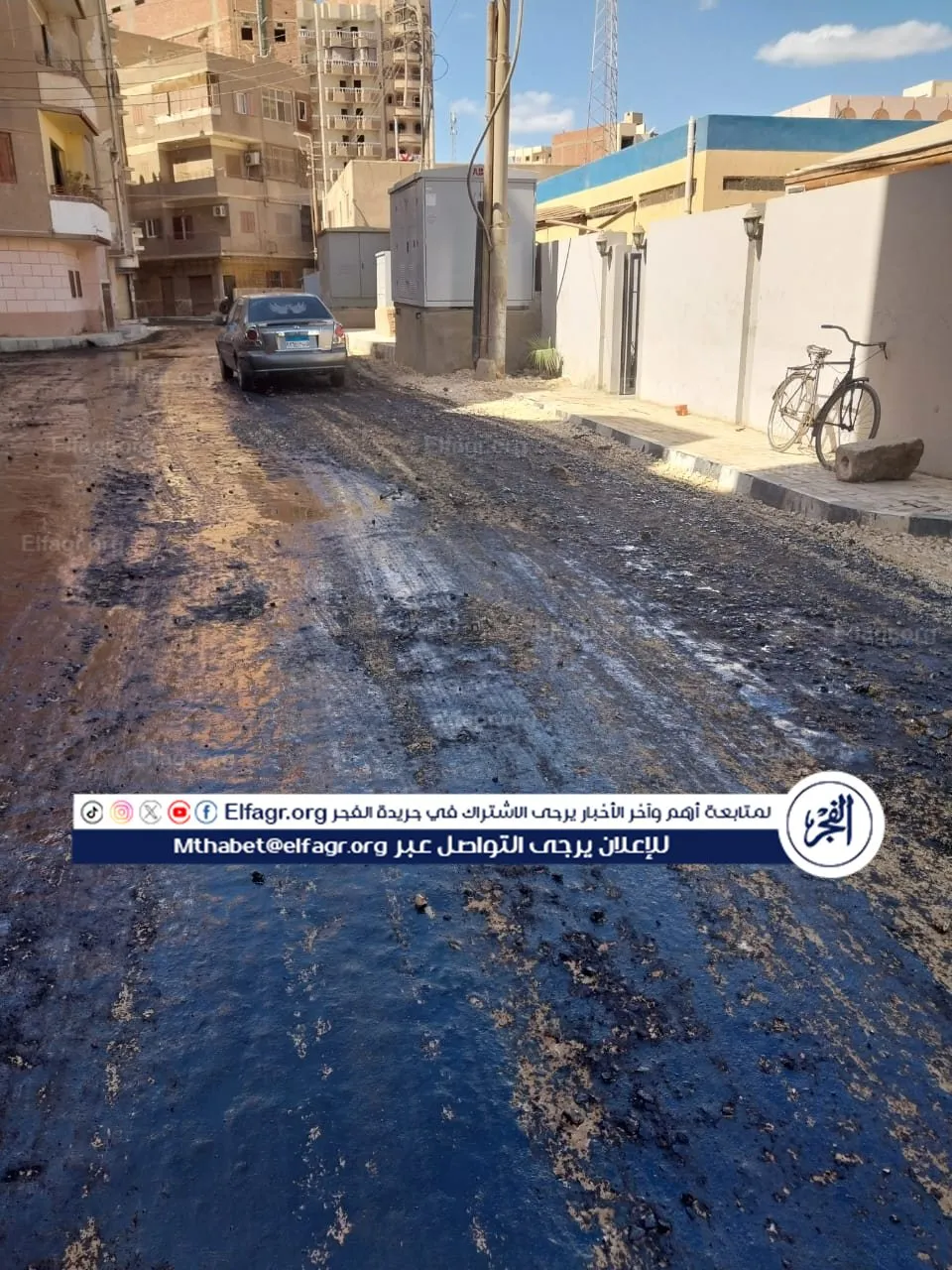 رئيس مركز ومدينة الفيوم يتابع أعمال الرصف بالخطة الاستثمارية